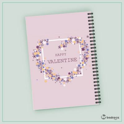دفتر یادداشت Happy valentine 