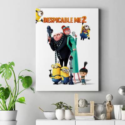 قاب کنواس despicable me family