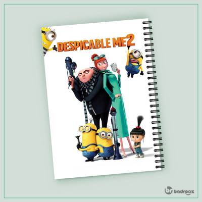 دفتر یادداشت despicable me family