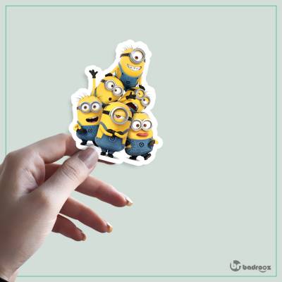 استیکر despicable me minions