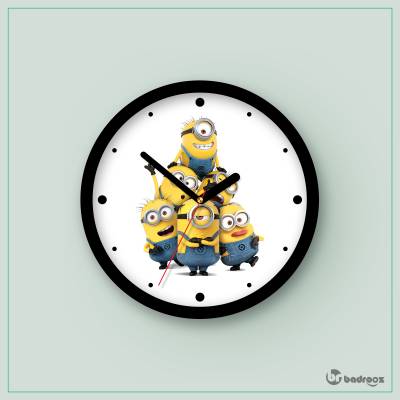 ساعت دیواری  despicable me minions