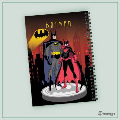 دفتر یادداشت batman and catwoman
