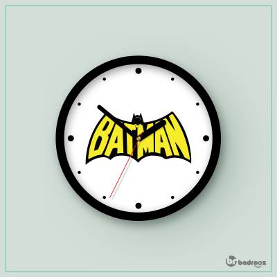 ساعت دیواری  BATMAN NAME AND LOGO