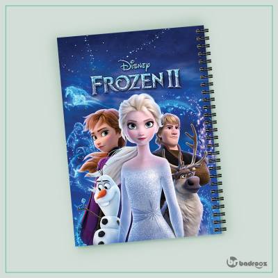 دفتر یادداشت frozen-anime