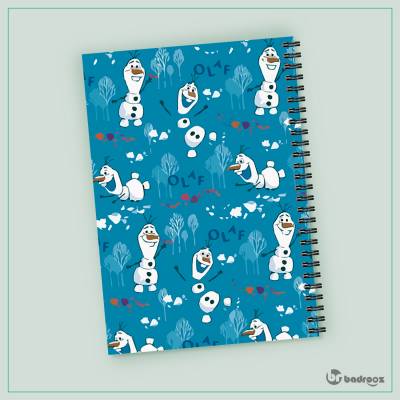 دفتر یادداشت frozen-pattern