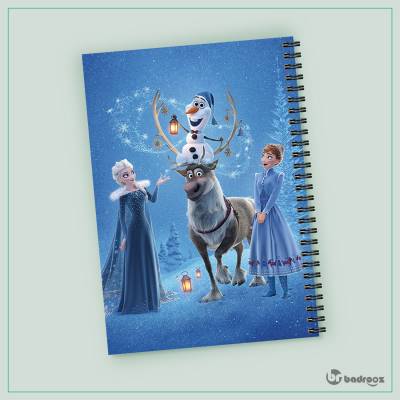 دفتر یادداشت frozen-picture