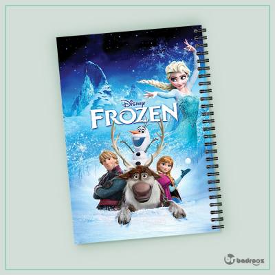 دفتر یادداشت frozen-poster