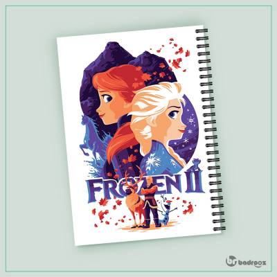 دفتر یادداشت frozen-فتومنتاژ
