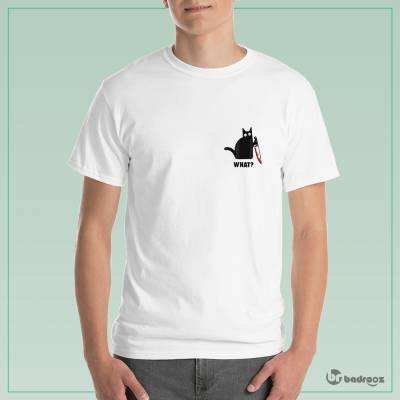 تی شرت مردانه angry cat