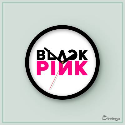 ساعت دیواری  Black Pink