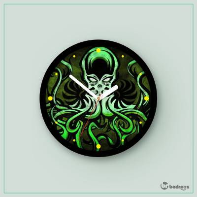 ساعت دیواری  green Octopus