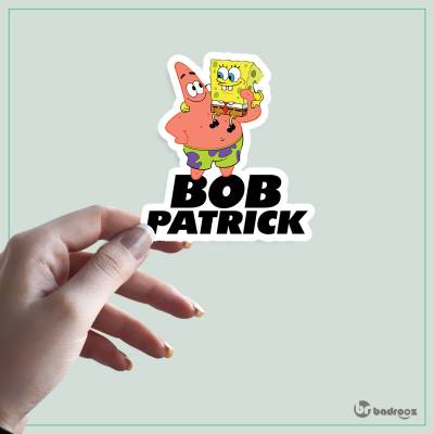 استیکر Sponge Bob and Patrick