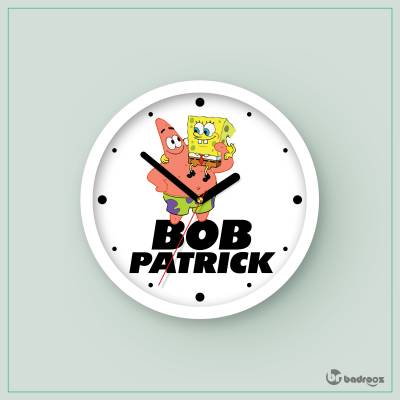 ساعت دیواری  Sponge Bob and Patrick