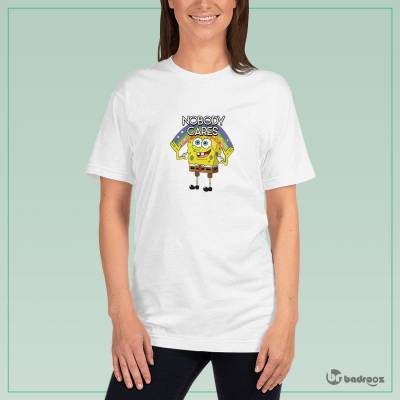 تی شرت زنانه Sponge Bob-NOBODY CARES