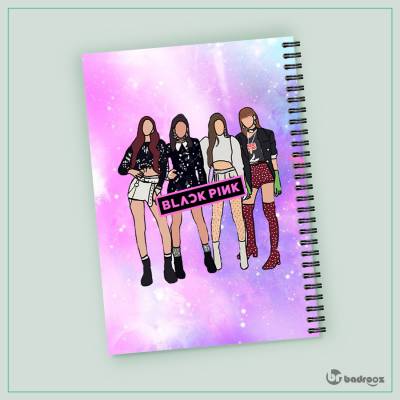 دفتر یادداشت Black Pink