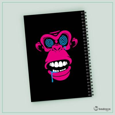 دفتر یادداشت Spiral-Monkey
