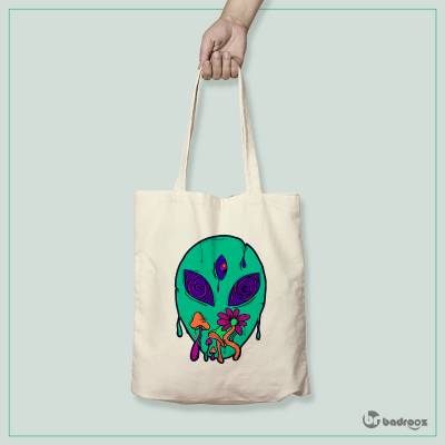 کیف خرید کتان spiral alien
