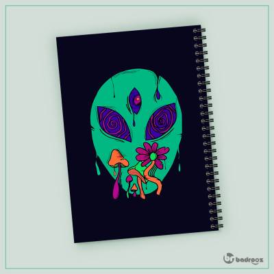 دفتر یادداشت spiral-alien