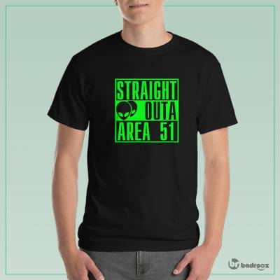 تی شرت مردانه ALIEN TEXT