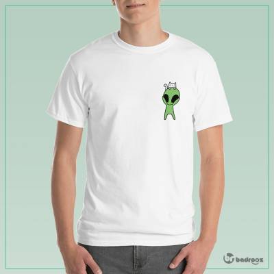 تی شرت مردانه alien-cat