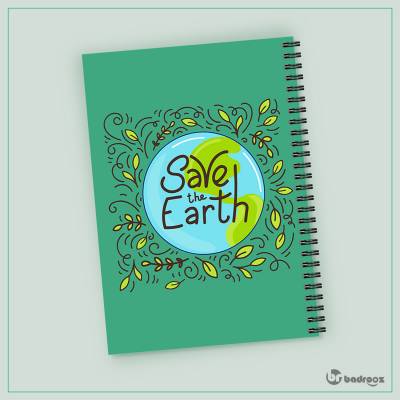 دفتر یادداشت save-the-earth