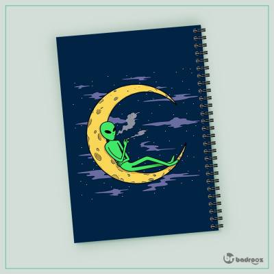 دفتر یادداشت moon&alien