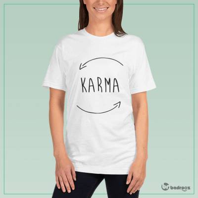 تی شرت زنانه کارما KARMA