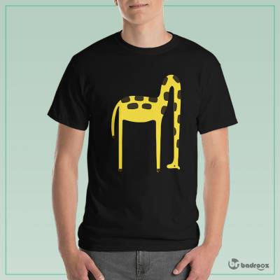 تی شرت مردانه زرافه خمیده