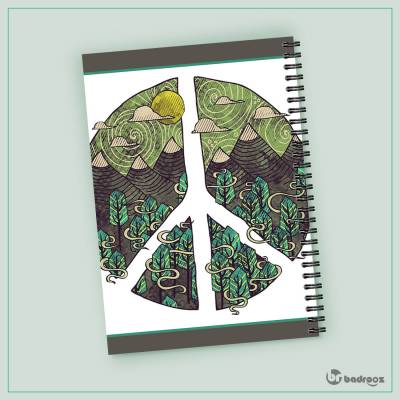 دفتر یادداشت صلح با طبیعت