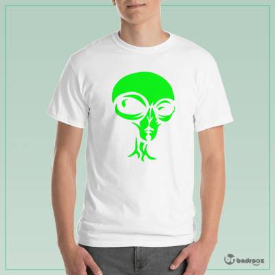 تی شرت مردانه Alien-face