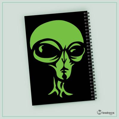 دفتر یادداشت Alien-face