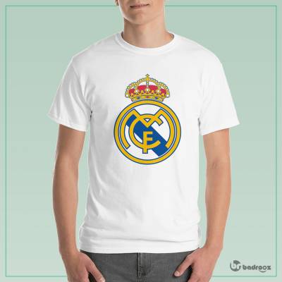 تی شرت مردانه لوگوی رئال مادرید