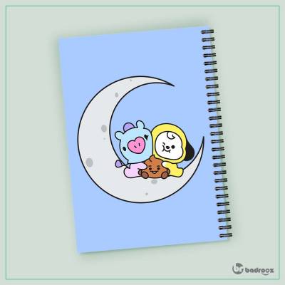 دفتر یادداشت BT21 MOON A