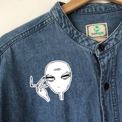 پچ حرارتی  Alien-smoking