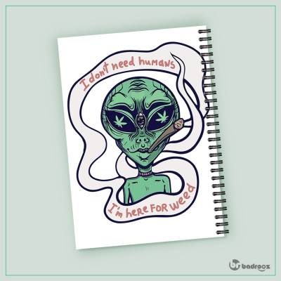 دفتر یادداشت alien-weed