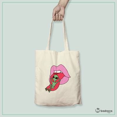 کیف خرید کتان lip alien