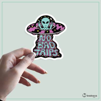 استیکر No bad trips-ALIEN