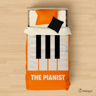 روتختی چاپی تک نفره  orange pianist 11