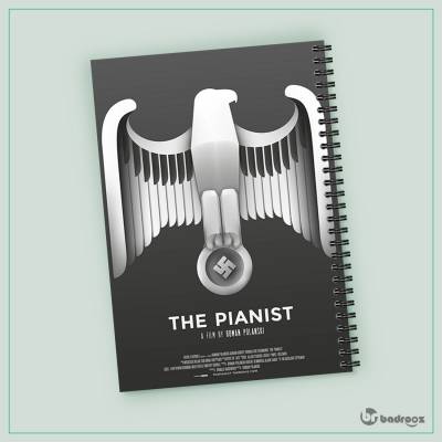 دفتر یادداشت gray pianist