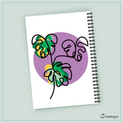 دفتر یادداشت minimal plant