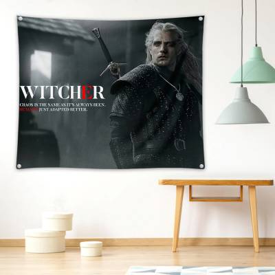 دراپ بنر witcher and humans