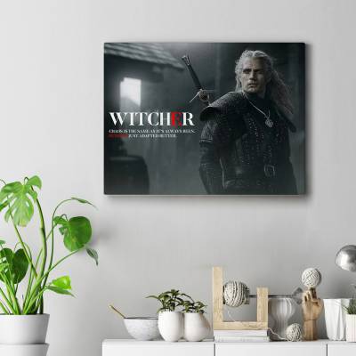 قاب کنواس witcher and humans