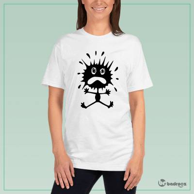 تی شرت زنانه میکروب هیولایی