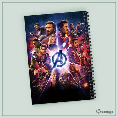 دفتر یادداشت avengers