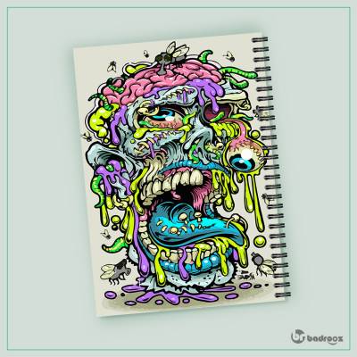 دفتر یادداشت Exploded monster