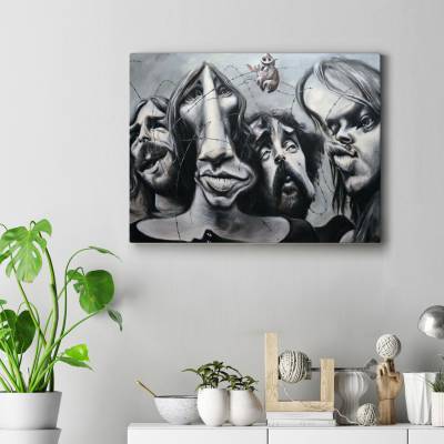 تابلو کنواس pink floyd 19