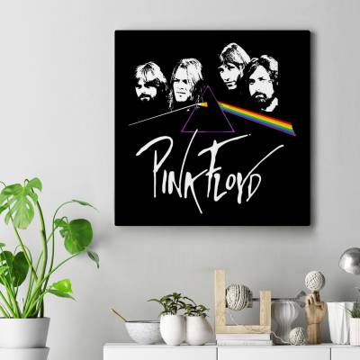 تابلو کنواس مربع pink floyd 53