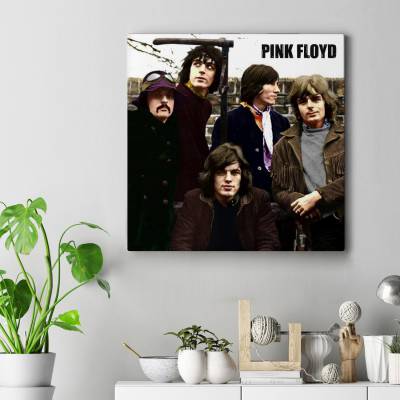 تابلو کنواس مربع pink floyd 55