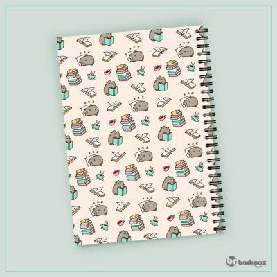 دفتر یادداشت pattern-fantezy cat