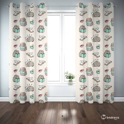 پرده پانچ pattern-fantezy cat